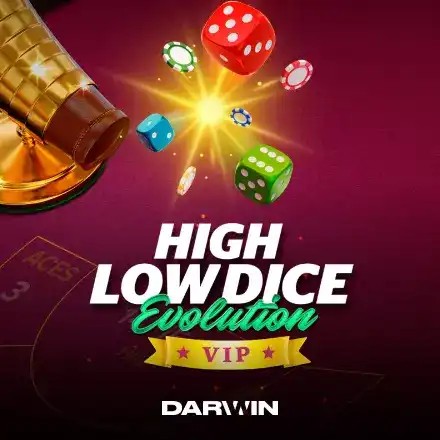 Play the High Low Dice Evolution VIP slot by Darwin Gaming on Pistolo